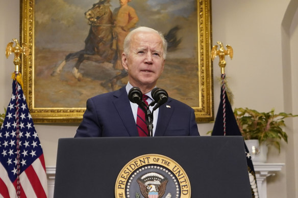 US President Joe Biden will sell the benefits of the package in his first prime-time television address since entering the White House. 