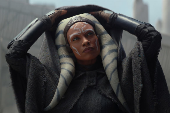 Rosario Dawson as Ahsoka Tano.