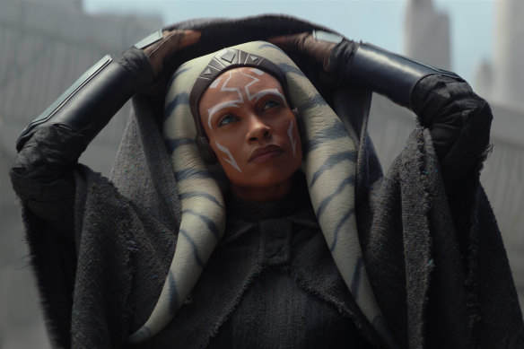 Rosario Dawson as Ahsoka Tano.