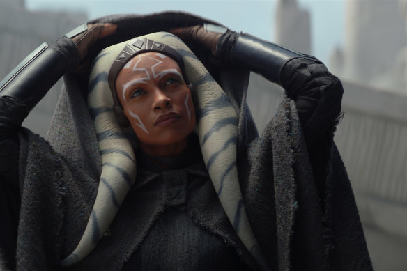 Rosario Dawson as Ahsoka Tano.