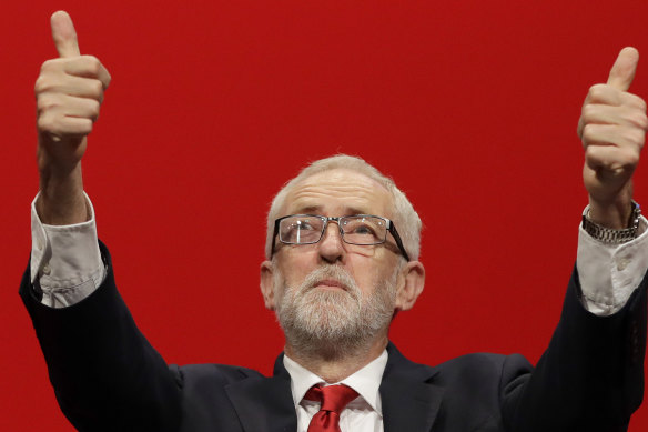 Jeremy Corbyn made an unscheduled speech to Labour Party members in Brighton. 