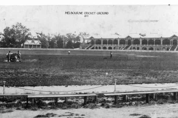 The MCG is prepared for the first Test.