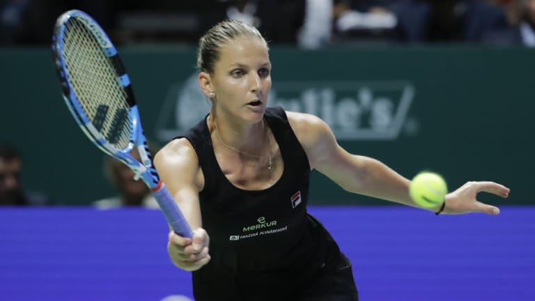 Karolina Pliskova had a good win over Caroline Wozniacki.