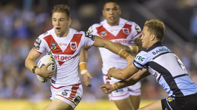 Wing man: Dragons fullback Matt Dufty could be moved to the wing in 2019 to make room for Corey Norman.