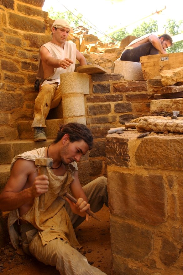 Audio sourced from Guédelon Castle, which is still under construction using 13th-century building techniques, will form part of a sound fresco for future Notre-Dame visitors.