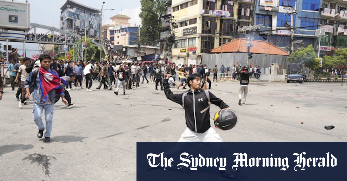 Nepal protests escalate as 19 killed in clashes over social media ban, government corruption