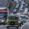 Returning holidaymakers at a standstill across Sydney highways