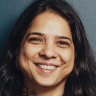 Atlassian executive Sonia Parandekar at the firm’s head office in Sydney. Her travel program epitomises the growing links between Australia and south India.
