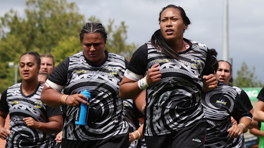 Hurricanes players head back to the sheds before their weekend loss to the Chiefs.