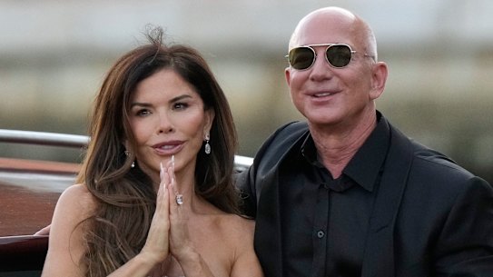 Lauren Sanchez Bezos and Amazon founder Jeff Bezos.