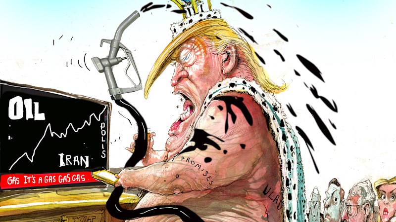 Oil up, market down: Here we go again