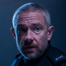 Martin Freeman as troubled Liverpool police office Chris Carson.