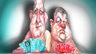Former Star Entertainment CEO Robbie Cooke and executive chairman David Foster.