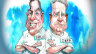 Soul Patts’ Todd Barlow, left, and his chief investment officer Brendan O’Dean have turned a company with a bunch of strategic equity stakes into much more. 