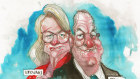 Aware Super’s Deanne Stewart and Hostplus’ David Elia.