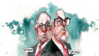 Former PwC CEOs Tom Seymour and Luke Sayers.