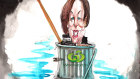 Woolworths chief executive Amanda Bardwell is facing a crisis of confidence in the stock.