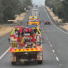 More than 100 firefighters from NSW were headed to Victoria on Tuesday.