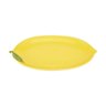 A lemon platter brings effortless bright energy to an outdoor table.