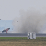 Shocked spectators watched the aerobatics plane crash to the ground at the Avalon Airshow.