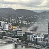 A fire broke out in Milton shortly before 2pm on Wednesday.
