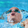 This photo of Kaylee McKeown at the Australian Swimming trials last month shows us where drag influences a race. The pressure of McKeown’s head pushing into the water forces the water up into a wave in front of her, which takes energy from her and slows her down. This is something that affects all swimmers.