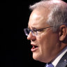 Morrison takes aim at maritime union over Sydney port dispute