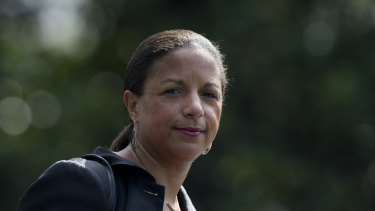 Then national security adviser Susan Rice in 2016.