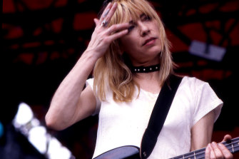 Kim Gordon at the Big Day Out in Sydney in 1993.