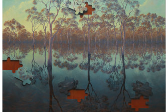 Barmah Forest, 1994 by Lin Onus.