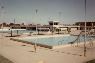 The Preston Olympic Pool in the late 1960s. 
