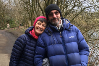 Jane Duncan Rogers and her partner Ian went for a walk for their first date.