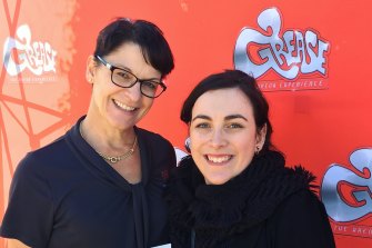 Newcastle Entertainment Centre Events Manager Natalie Reed with TAFE graduate Gemma Evans.