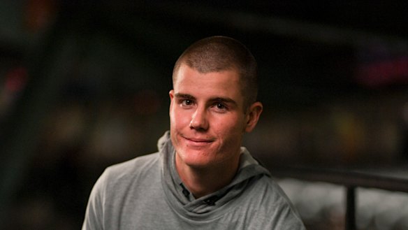 Potential father-son pick Bailey Scott, whose dad Robert played more than 100 games with the Kangaroos.