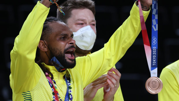 I'm bringing a medal home': Patty Mills' emotional finish to Boomers'  Olympic history, The Canberra Times