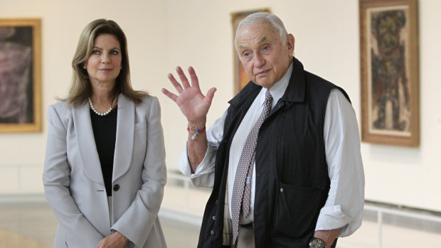 Abigail and Leslie Wexner in 2014.