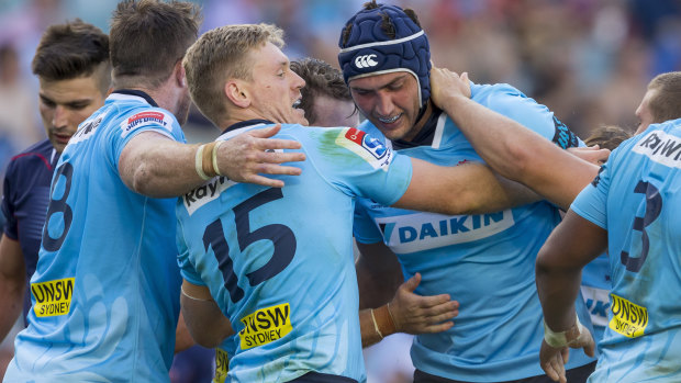 Rob Simmons has enjoyed a mid-career revival at the Waratahs over the past two seasons. 