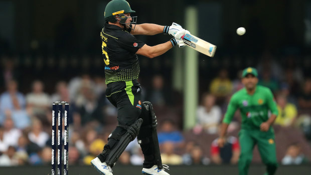 Aaron Finch was off to a flyer when rain forced play to be abandoned at the SCG.