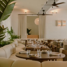 The dining room. 