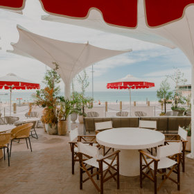Promenade is at the redeveloped Bondi Pavilion site. 