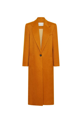 Top of Warner’s fashion must-haves is this Camilla and Marc “Vasara” coat. 