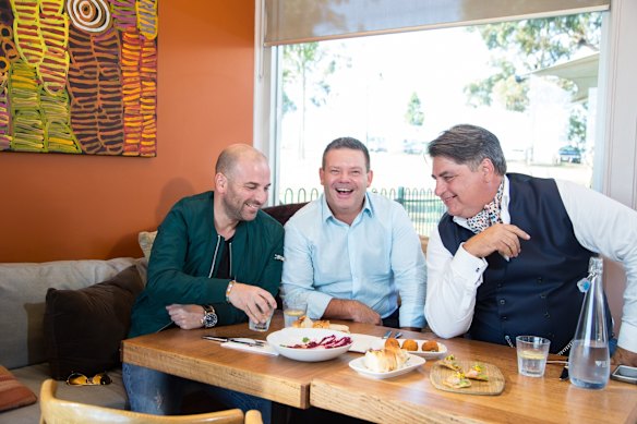 The original MasterChef judges: George Calombaris, Gary Mehigan and Matt Preston.