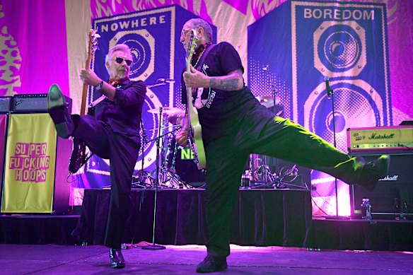 The Sex Pistols have reunited for the first time in two decades.