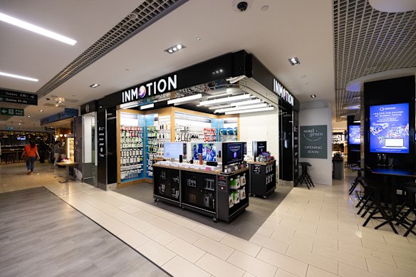 Pick up last-minute purchases in the airport terminal. 