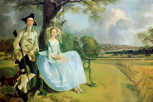 Thomas Gainsborough's Mr and Mrs Andrews (c 1750)