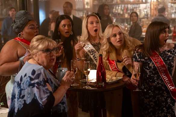 Rebel Wilson in Bride hard, where the  supporting cast members all appear to be acting in separate movies.