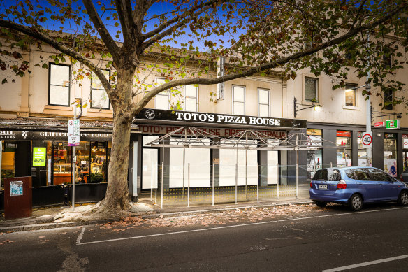 The home of Melbourne’s oldest pizzeria, Toto’s Pizza House, is for lease.