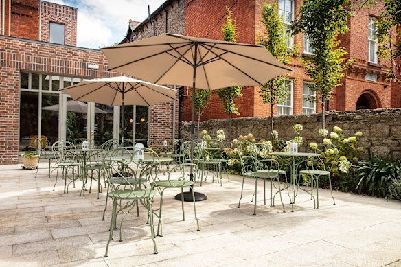 The Wilder’s terrace.