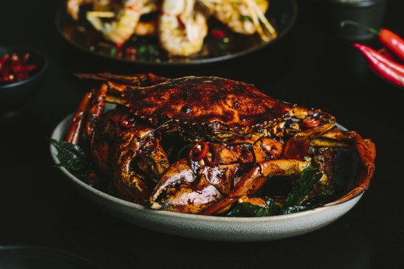 Black pepper mud crab.