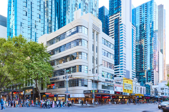 DCF is paying $56 million for Mitchell House at 358 Lonsdale Street, Melbourne.